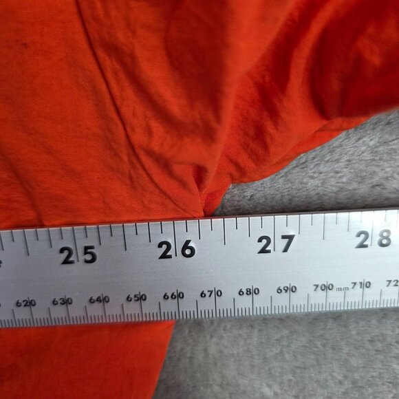 Mens Oklahoma State Vintage Birdie Nylon Pullover Jacket Orange & Black V-Neck L - Picture 6 of 8